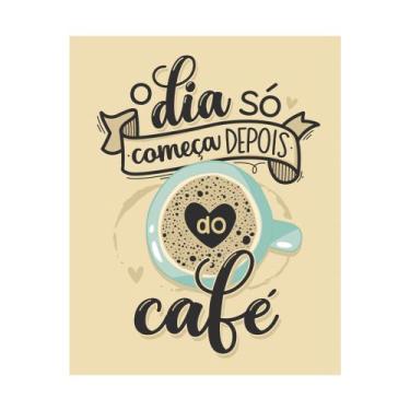 Imagem de Placa Decorativa 20x25 para Cozinha Cantinho do Café Padaria - Estúdio