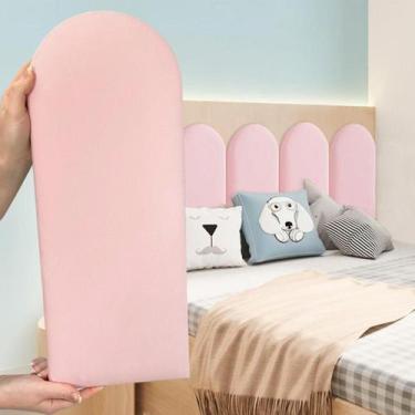 Imagem de Cabeceira Para Cama Box Modulada Nuvem 01 Placa 20x50 Autoadesiva - Ex