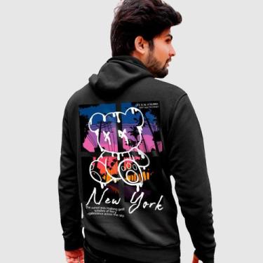 Imagem de Blusa Moletom Genuine Grit Masculina Estampada Algodão 30.1 Ted New Yo