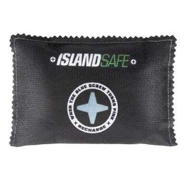 Imagem de ISLANDSAFE Saco Desumidificador Seguro Recarregável 100g, Dessecante Rápido Reativado para Microondas, Pacote de Absorção de Umidade para Cofres, Armários, Armários de Casa, Carro, Preto (1, 12,7 x