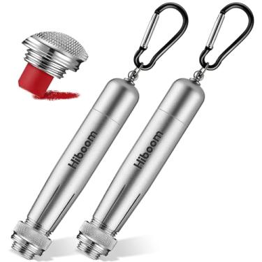 Imagem de Hiboom Pacote com 2 Suportes de Giz de Cera Resistentes com Fecho em D de Mola, Suporte de Metal Ajustável para Giz de Cera de Madeira Industrial