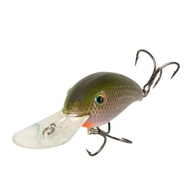 Imagem de Strike King (HC3XDE-696) Isca de pesca Elite 3XD, crankbait para mergulho profundo, 5 cm, 7/453.6 g, bico curvo exclusivo, mergulhos até 3 metros, câmaras de chocalho, ganchos de aderência tripla