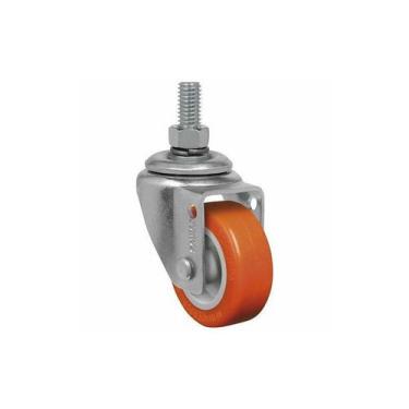 Imagem de Rodízio Giratório Espiga 2 Laranja Gle 210 Up 50Kg  GLE210UP  - Schiop