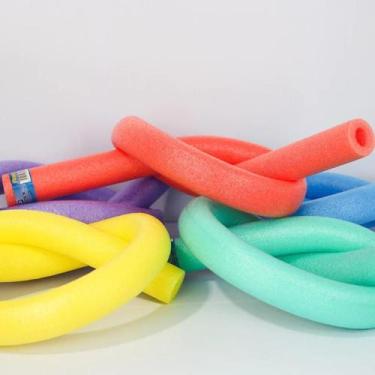 Imagem de Kit Com 3 Boias Macarrão Para Piscina Colorido - Mor