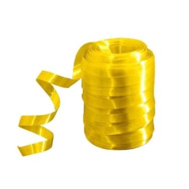 Imagem de Fitilho Amarelo para Embalagem - 50 Metros - Aquarela Fitas