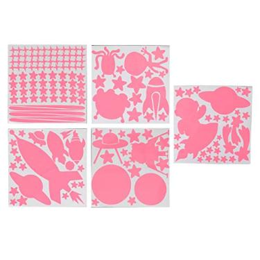 Imagem de Brilham No Escuro Adesivos de Teto Luminoso (Rosa)