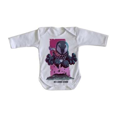 Imagem de body nenê criança roupa bebê manga longa Mini Venom - Empório Dutra, G