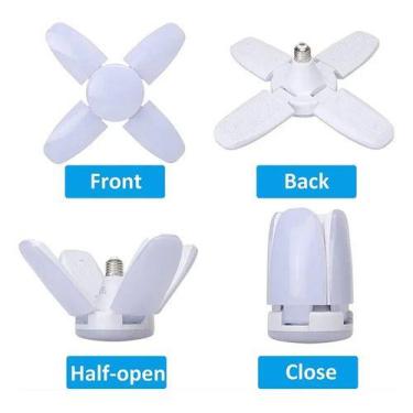 Imagem de Mini Lâmpada LED E27 Flor - Iluminação Econômica e Estilosa, 36W Branc