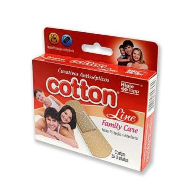Imagem de Curativo Tipo Bandaid Cx C/ 35 Und - Higie Topp (Cotton Line)