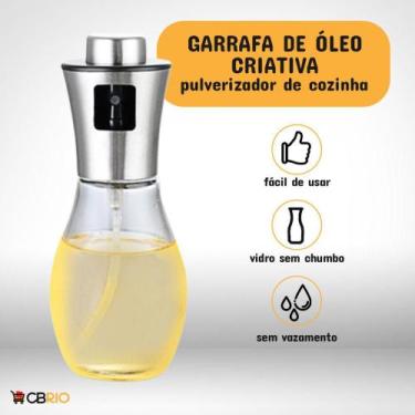 Imagem de Pulverizador Azeite Porta Vinagre Spray Galheteiro Dosador - CBRIO