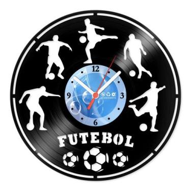 Imagem de Relógio De Parede Disco Vinil Esportes - Futebol - VES-156 - Modernart