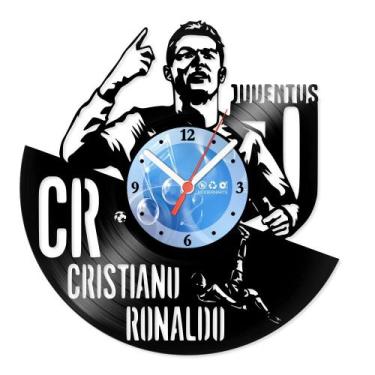 Imagem de Relógio De Parede Disco Vinil Celebridades - Cristiano Ronaldo 3 - VCE