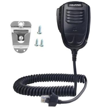 Imagem de Microfone Px Basico com Conector Rj-45 - Rp-50 + Suporte Ptt Inox - Aq