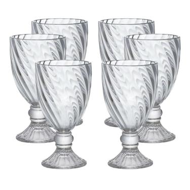 Imagem de Conjunto de 6 Taças Elysée para Água e Vinho Transparente 325ml TCVN021 - Hauskraft