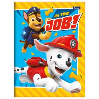 Imagem de Caderno Do Patrulha Canina Brochurão 1 Matéria 48F' Escolar', Amarelo