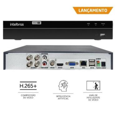 Imagem de DVR Intelbras MHDX 1204 4 Canais 1080p Lite Compressão de vídeo H.265 