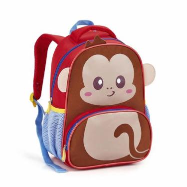 Imagem de Mini Mochilas Animais Bichinhos Infantil Escolar Passeio Zoo Bebê Crec