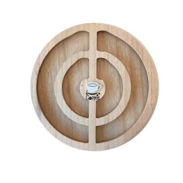 Imagem de Porta Cápsulas Decorativo Cabem Aprox 20un Marrom - Inter.P