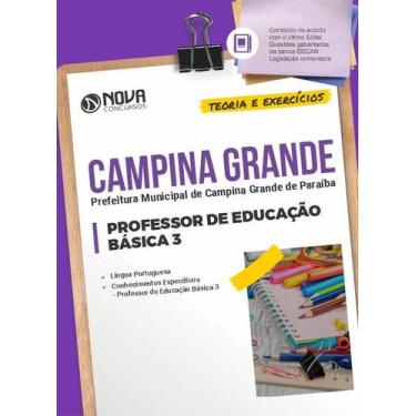 Imagem de Apostila Prefeitura de Campina Grande - PB - Professor de Educação Bás