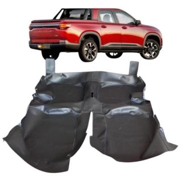 Imagem de Tapete Assoalho vinil Preto fosco Chevrolet Montana 2023 - MANOS TAPET