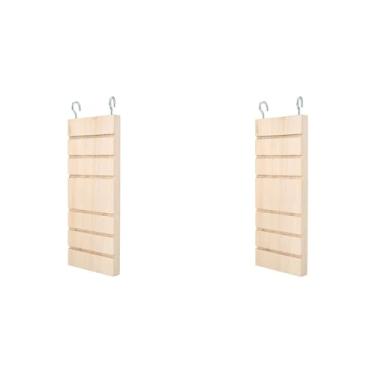 Imagem de Escada de Hamster, 2 Peças Escada de Madeira para Animais de Estimação Hamster Pássaro Suporte Plataforma Brinquedo Descanso Placa Poleiros Gaiola Hamster Jogando Plataforma