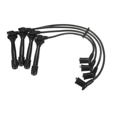 Imagem de A ABSOPRO Cabo de chicote de bobina de ignição para vela de ignição de carro 7 mm adequado para Hyundai Accent 1997 2001 2002 2003 2004 2005 1,5L 1,6L Nº 2750126A00 - Pacote com 4 itens de