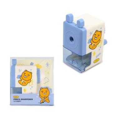 Imagem de Mini apontador de lápis com lindo personagem coreano para lápis pretos, lápis de cor, material de escritório