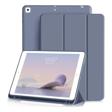 Imagem de Case para iPad 10.2-10.5 Polegadas, 7ª 8ª 9ª Geração, Suporte para Apple Pencil, Anti Impacto (Azul Petróleo)