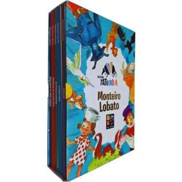 Imagem de Box 5 Livros Físicos Coleção Tatu Bola Monteiro Lobato 14x21cm - Edito