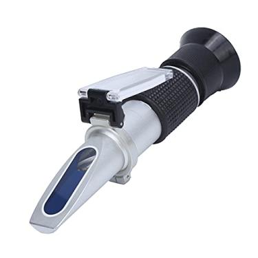 Imagem de Refratômetro Medidor de Conteúdo de Fluido de Bateria de água, Testador de Liga de Alumínio, Manga de Borracha Antiderrapante para Estabilidade