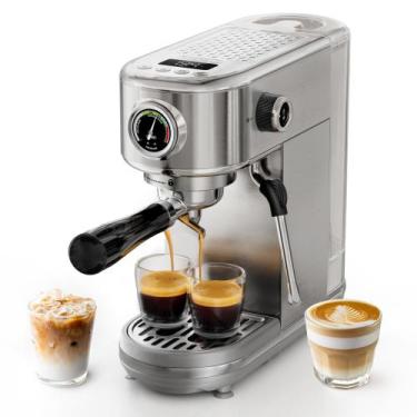 Imagem de Máquina de café expresso HiBREW H10B de aço inoxidável programável