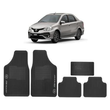 Imagem de Tapete Automotivo Completo Toyota Personalizado Borracha - NoBrand, ET