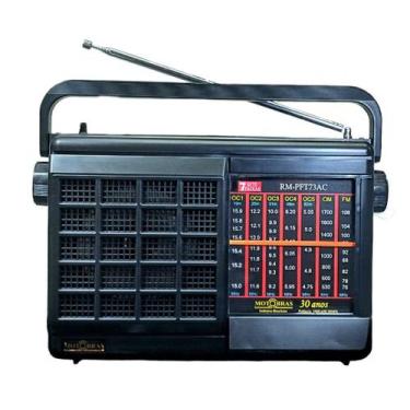 Imagem de Radio portatil receptor fm om oc rmpft 73ac - Motobras, Bivolt