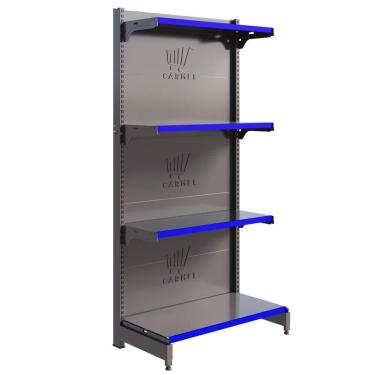 Imagem de Gôndola Centro 1 Ponta 1,37 m 40KG Expositor de Supermercado Amapá