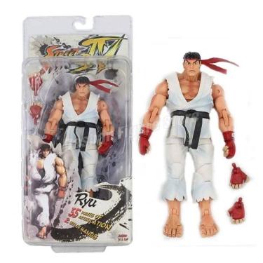 Imagem de Action Figure Street Fighter Ryu Boneco 18Cm