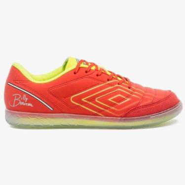 Imagem de Chuteira Futsal Umbro Br Futsal Unissex Vermelho, 38