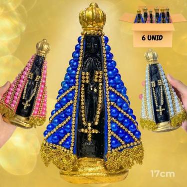 Imagem de Imagem Nossa Senhora Aparecida Kit 6 Atacado Católico - Europio, Kit 6