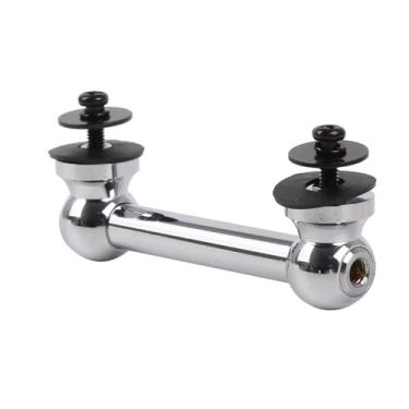 Imagem de Yibuy Terminais duplos para caixa de percussão de 6 cm com parafusos de montagem prata