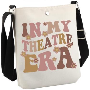 Imagem de Theatre Life Rehearsal Gift Drama Theater Gift In My Theatre Era Theatre Theatre Bolsa tiracolo para ator e intérprete, Theatre Era Cb