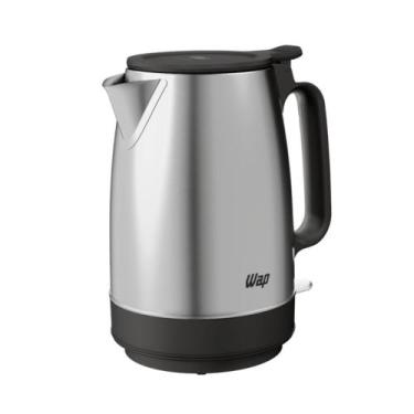 Imagem de Chaleira Elétrica Aço Inox 1,7L Wap C/ Base 1840w 100 C, 220V, Unic, 2