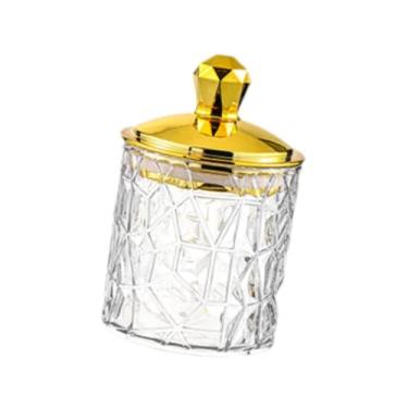 Imagem de ＫＬＫＣＭＳ Jarra de jarra de armazenamento Lata de cozinha, transparente, com contêiner de armazenamento de alimentos de tampa hermética para grãos de biscoitos, S