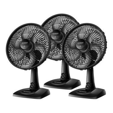 Imagem de Kit 3 und Ventilador 30Cm Vsp-30-B 127V