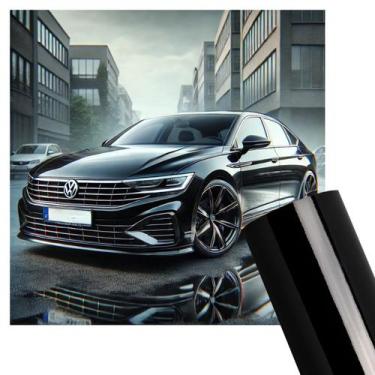 Imagem de Vinil Adesivo Black Piano Envelopamento Carro Moto 3m x 60cm - BG Ades