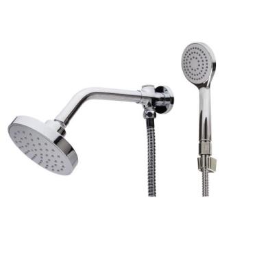 Imagem de Ducha Chuveiro De Parede Moderno Luxo C/ Duchinha Manual Aquecedor Sol