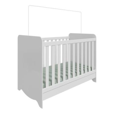 Imagem de Berço Modelo Americano Ben - Moveis Peroba - Peroba Móveis, Branco Bri