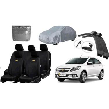 Imagem de Kit Completo de Capa de Couro Agile 2009-2016 + Capa de Cobrir + Limpa