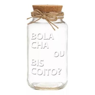Imagem de Pote 750ml Hermético Vidro Com Tampa De Rolha Para Armazenar Temperos,