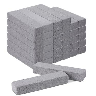 Imagem de Pacote com 36 pedra-pomes para limpeza de vaso sanitário, limpa poderosamente anéis de água dura, acúmulo de cálcio e manchas, adequado para limpeza de vaso sanitário, banheiras, pia de cozinha,