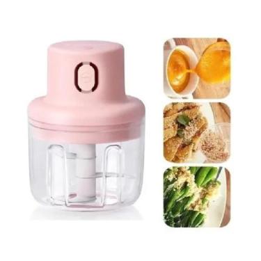 Imagem de Moedor Processador De Alho Elétrico 250ml Recarregável Usb - time