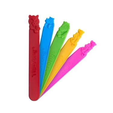 Imagem de Kit 3 Pacotes De Abaixador De Língua Tictong Animal Jr - AGAPLASTIC